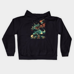 8-bit Tyranno Kids Hoodie